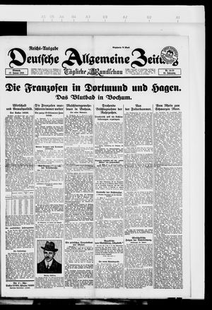 Deutsche allgemeine Zeitung vom 17.01.1923