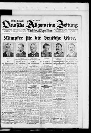 Deutsche allgemeine Zeitung vom 23.01.1923