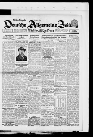 Deutsche allgemeine Zeitung vom 31.01.1923