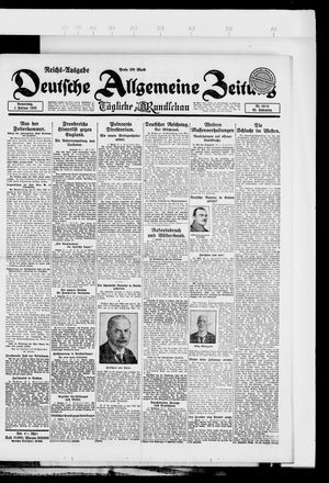 Deutsche allgemeine Zeitung vom 01.02.1923