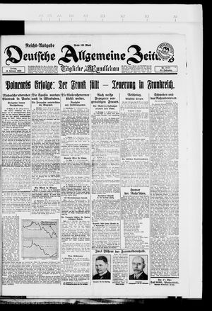 Deutsche allgemeine Zeitung on Feb 16, 1923