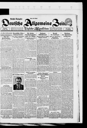 Deutsche allgemeine Zeitung vom 03.03.1923