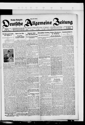 Deutsche allgemeine Zeitung vom 25.04.1923