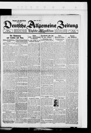 Deutsche allgemeine Zeitung on May 14, 1923