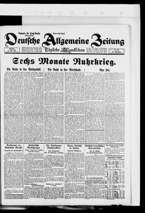 Deutsche allgemeine Zeitung vom 11.07.1923