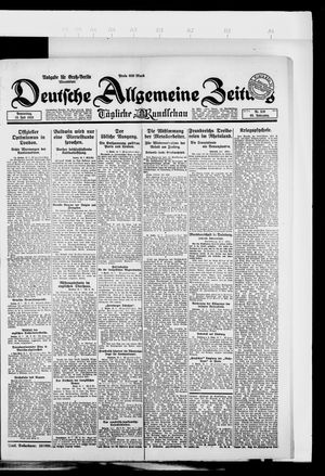 Deutsche allgemeine Zeitung vom 12.07.1923