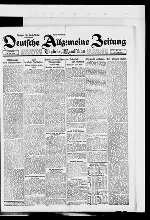 Deutsche allgemeine Zeitung vom 14.07.1923