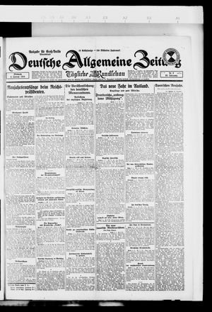 Deutsche allgemeine Zeitung vom 02.01.1924
