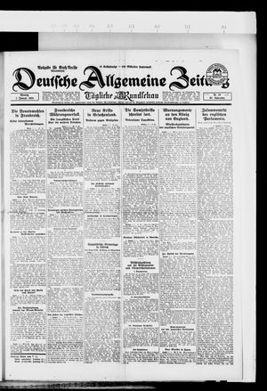 Deutsche allgemeine Zeitung on Jan 7, 1924