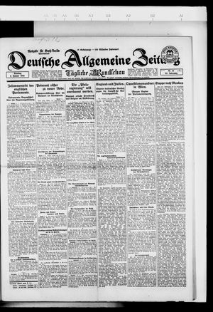 Deutsche allgemeine Zeitung vom 08.01.1924
