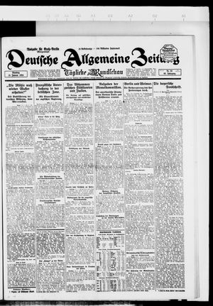 Deutsche allgemeine Zeitung vom 15.01.1924