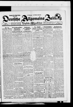 Deutsche allgemeine Zeitung vom 25.01.1924