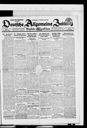 Deutsche allgemeine Zeitung vom 25.01.1924