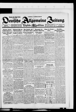 Deutsche allgemeine Zeitung on Feb 2, 1924