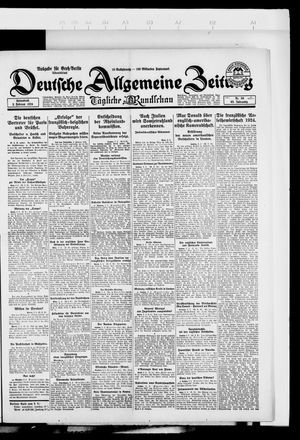 Deutsche allgemeine Zeitung on Feb 2, 1924