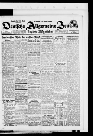 Deutsche allgemeine Zeitung vom 17.02.1924