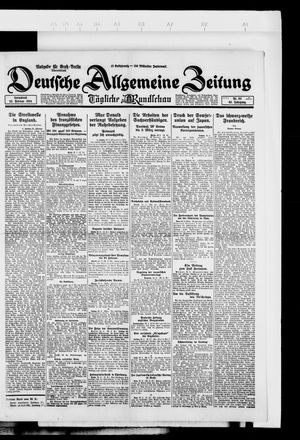 Deutsche allgemeine Zeitung on Feb 23, 1924