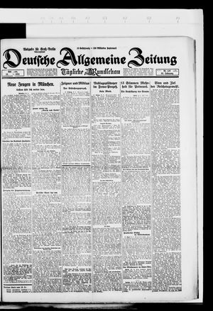 Deutsche allgemeine Zeitung on Mar 15, 1924