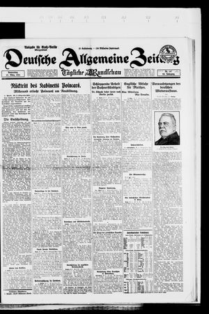 Deutsche allgemeine Zeitung vom 27.03.1924