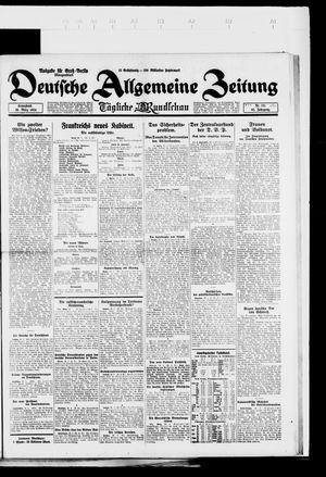 Deutsche allgemeine Zeitung vom 29.03.1924