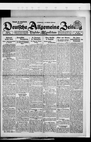 Deutsche allgemeine Zeitung on Apr 2, 1924