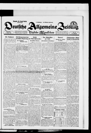 Deutsche allgemeine Zeitung on Apr 17, 1924