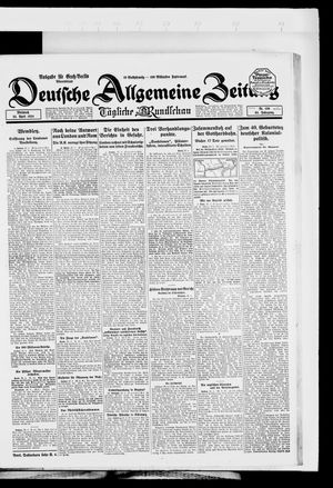 Deutsche allgemeine Zeitung vom 23.04.1924