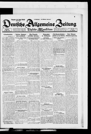 Deutsche allgemeine Zeitung vom 26.04.1924