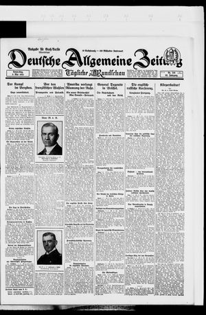 Deutsche allgemeine Zeitung vom 08.05.1924