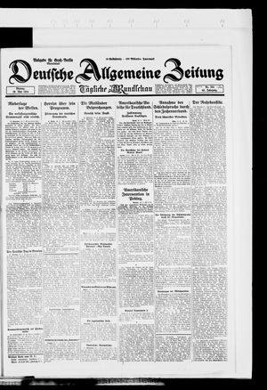 Deutsche allgemeine Zeitung vom 19.05.1924