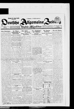 Deutsche allgemeine Zeitung vom 23.05.1924