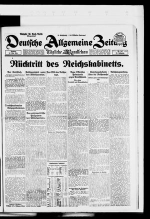 Deutsche allgemeine Zeitung on May 27, 1924