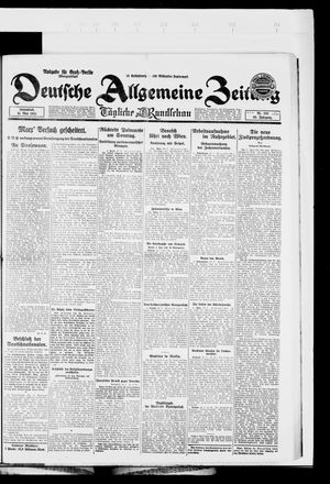 Deutsche allgemeine Zeitung vom 31.05.1924