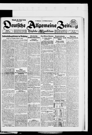 Deutsche allgemeine Zeitung vom 03.06.1924