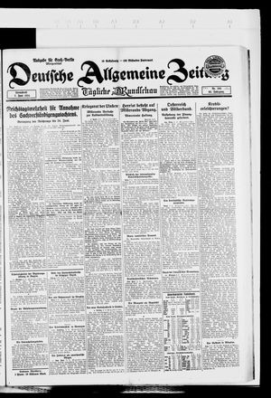 Deutsche allgemeine Zeitung vom 07.06.1924