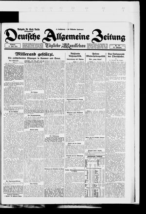 Deutsche allgemeine Zeitung vom 11.06.1924