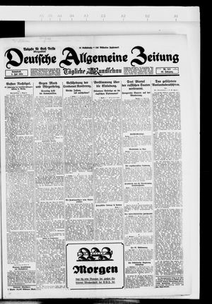 Deutsche allgemeine Zeitung vom 05.07.1924