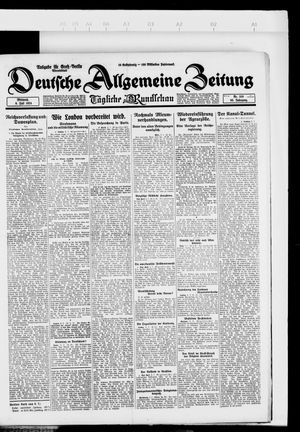 Deutsche allgemeine Zeitung vom 09.07.1924