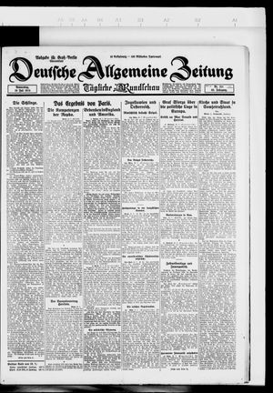 Deutsche allgemeine Zeitung vom 10.07.1924