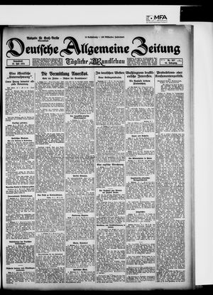 Deutsche allgemeine Zeitung vom 19.07.1924