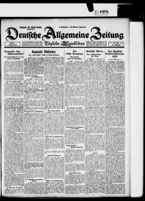 Deutsche allgemeine Zeitung vom 01.08.1924