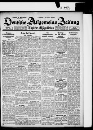 Deutsche allgemeine Zeitung on Aug 2, 1924