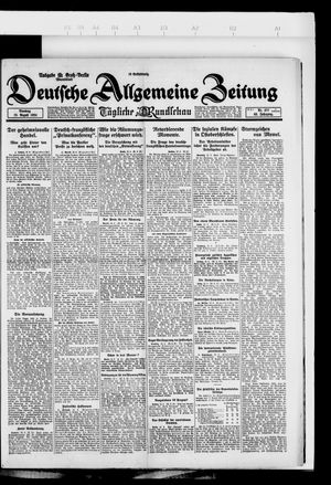 Deutsche allgemeine Zeitung on Aug 12, 1924