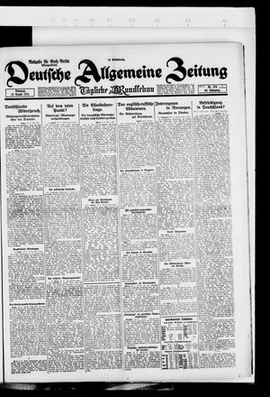 Deutsche allgemeine Zeitung vom 13.08.1924