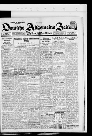 Deutsche allgemeine Zeitung vom 15.08.1924