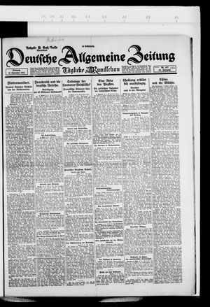 Deutsche allgemeine Zeitung vom 10.09.1924