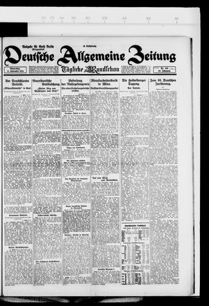 Deutsche allgemeine Zeitung vom 11.09.1924