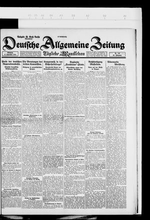 Deutsche allgemeine Zeitung vom 17.09.1924