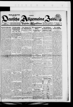 Deutsche allgemeine Zeitung on Sep 19, 1924
