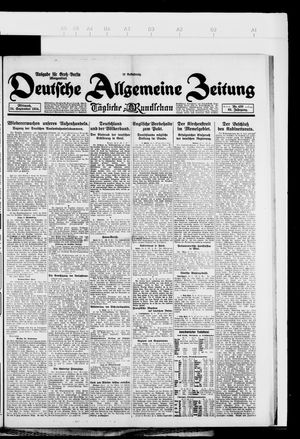 Deutsche allgemeine Zeitung vom 24.09.1924